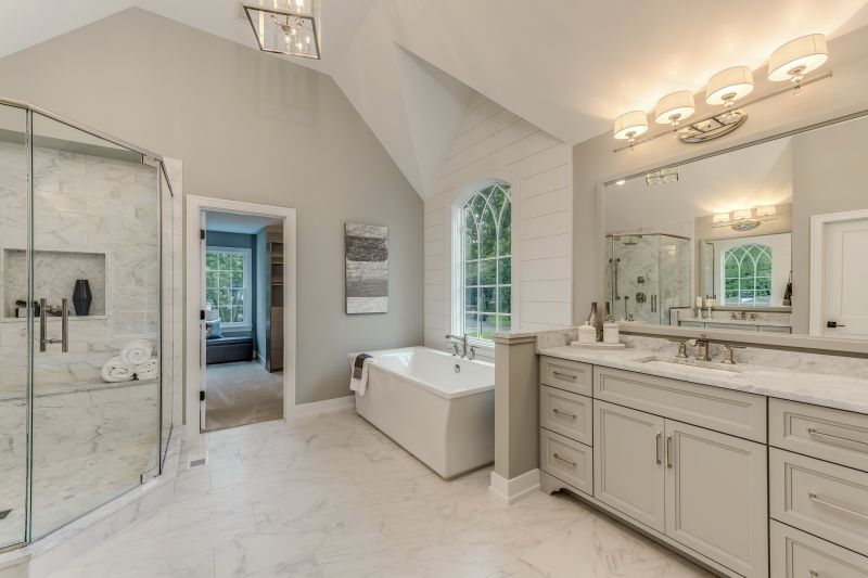 Wide View of a Luxurious Bathroom
