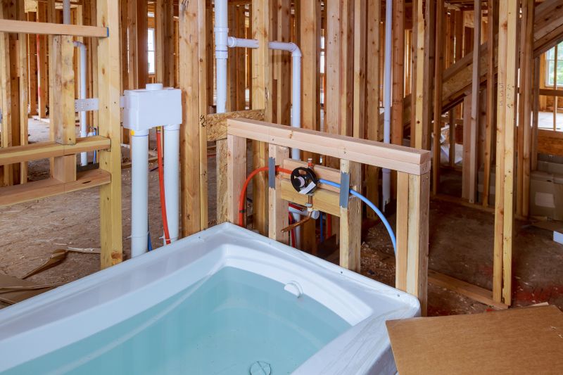 Contractor Working on a Bathtub